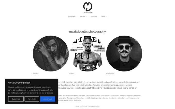 Screenshot of max-douglas.com