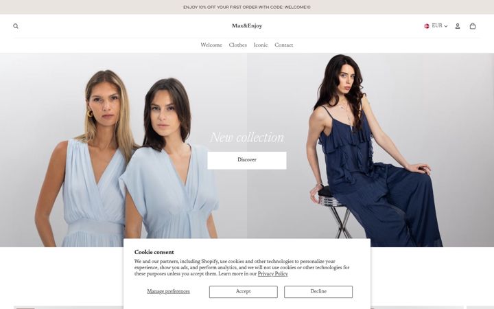 Screenshot of max-enjoy.com