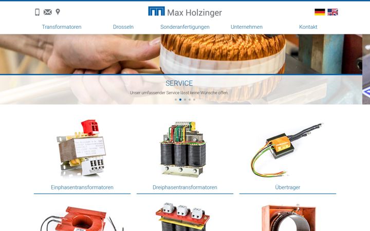 Screenshot of max-holzinger.de