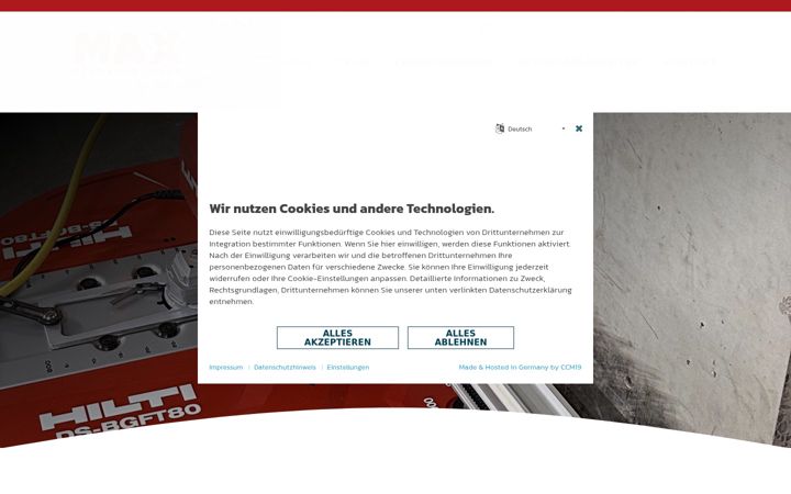 Screenshot of max-kernbohrungen.de