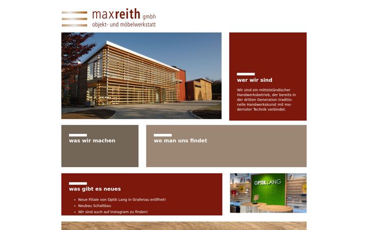 Screenshot of max-reith.de