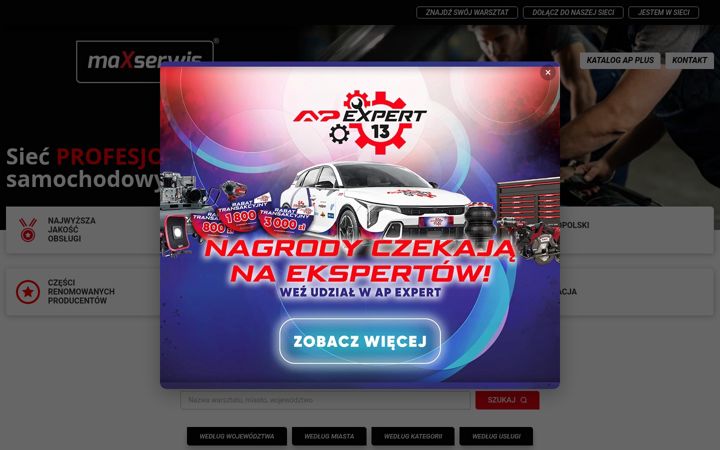 Screenshot of max-serwispl.com