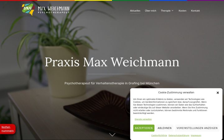 Screenshot of max-weichmann.de