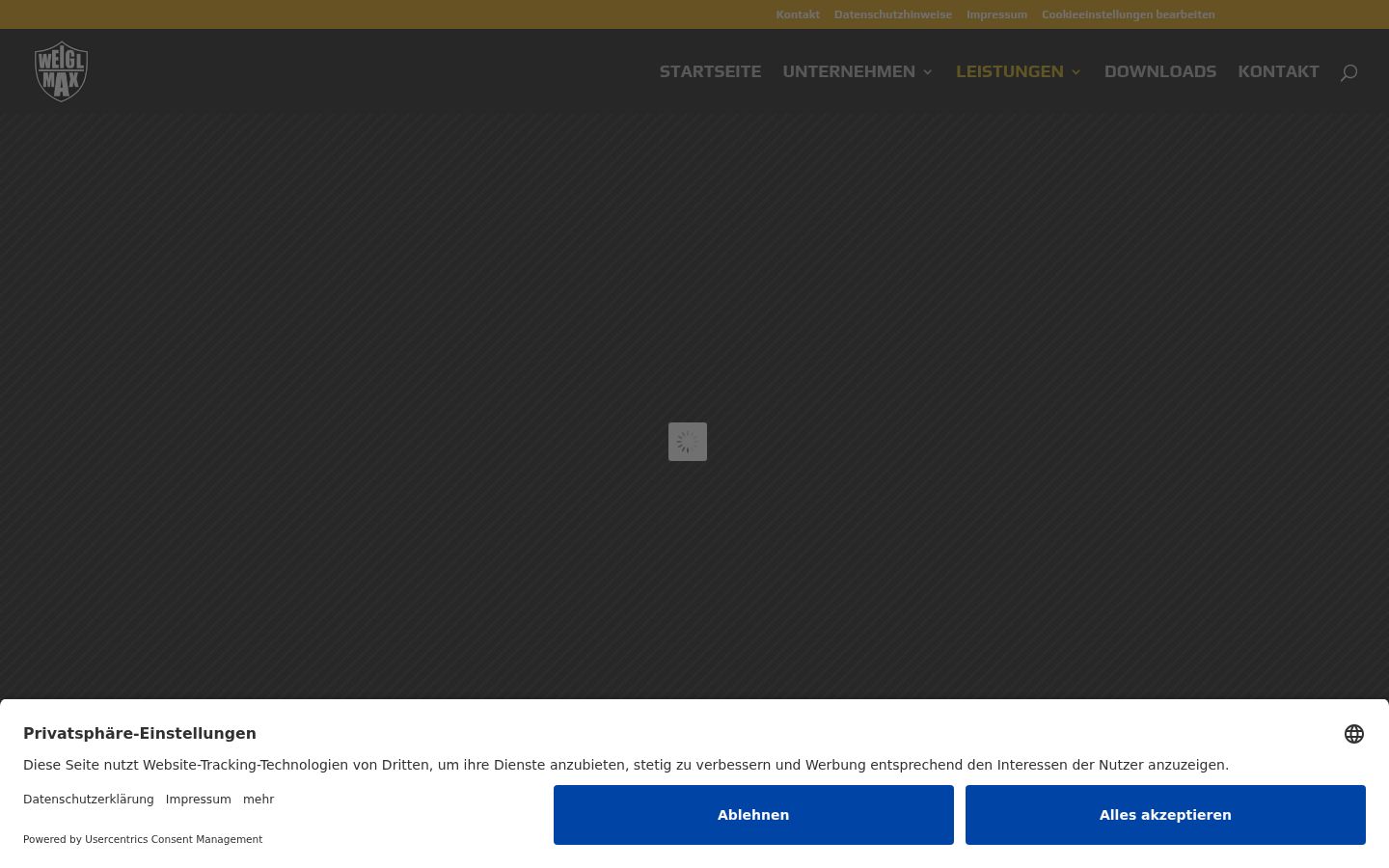 Captura de ecrã do banner de consentimento apresentado antes de qualquer interação