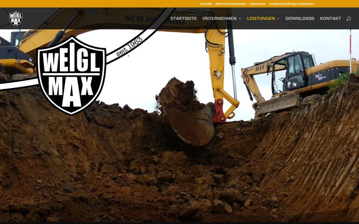 Screenshot of max-weigl.de