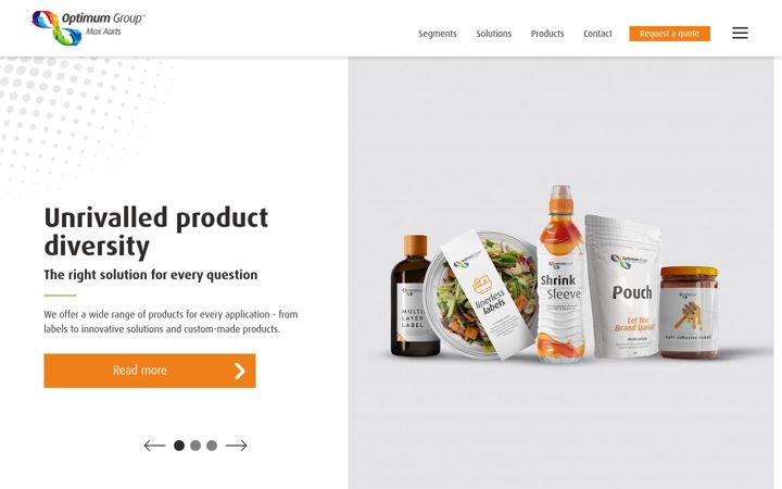 Screenshot of maxaarts.com