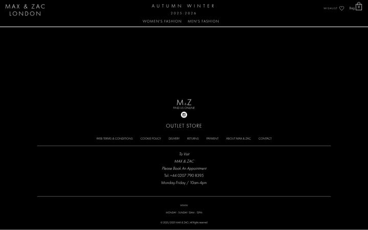 Screenshot of maxandzac.com