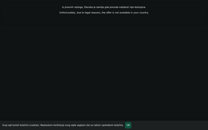 Screenshot of maxbet.rs