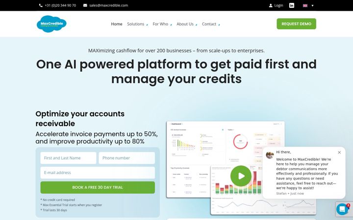 Screenshot of maxcredible.com