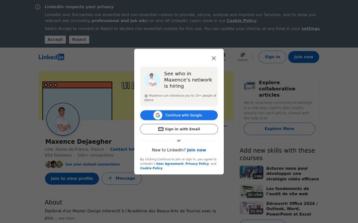 Screenshot of maxdeja.com