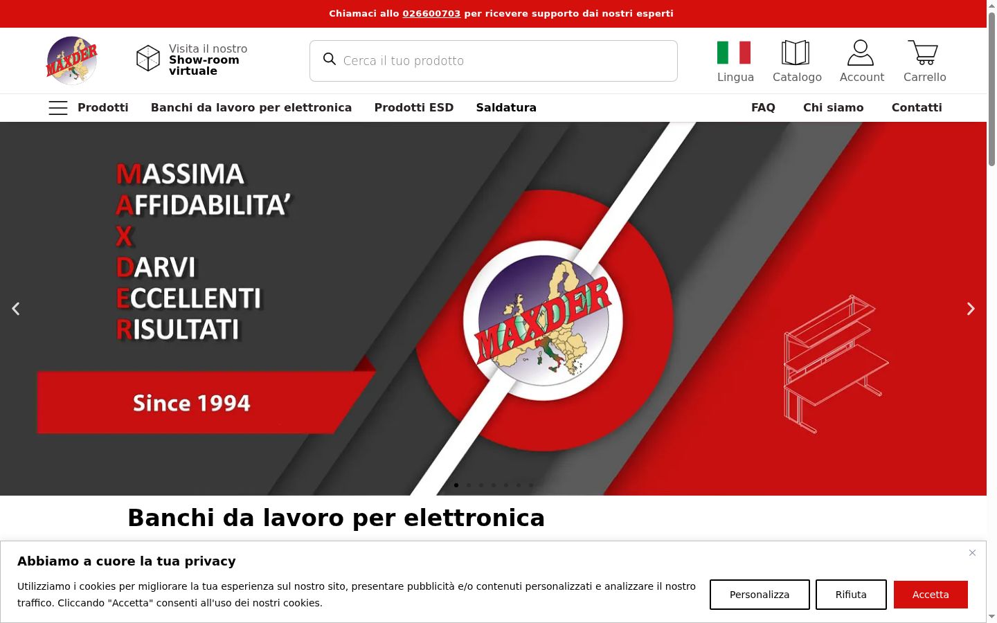 Screenshot tal-banner tal-kunsens muri qabel kwalunkwe interazzjoni