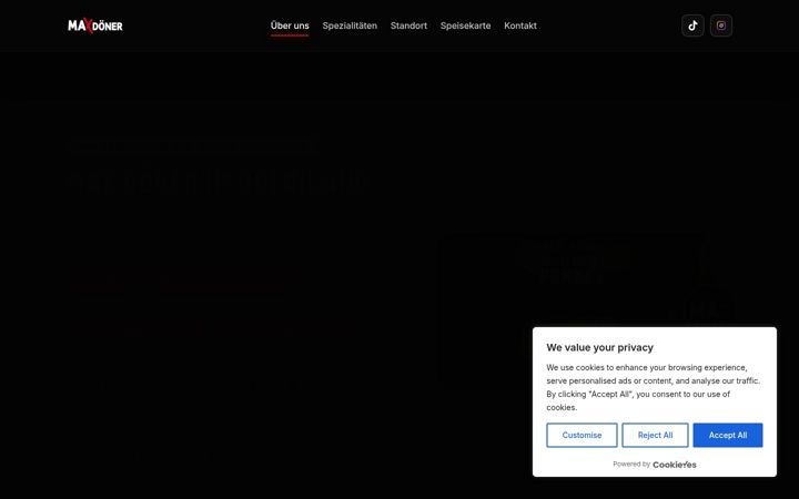 Screenshot of maxdoner.de