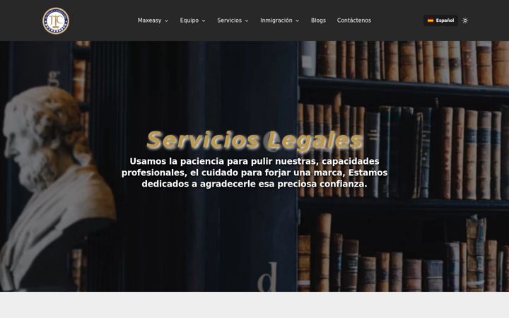 Screenshot of maxeasyconsulting.com