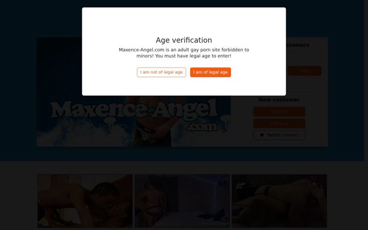 Screenshot of maxence-angel.com