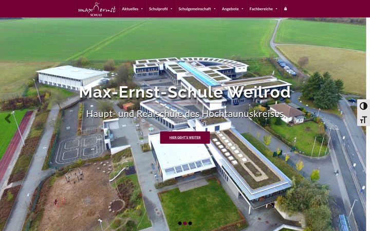Screenshot of maxernstschule.de