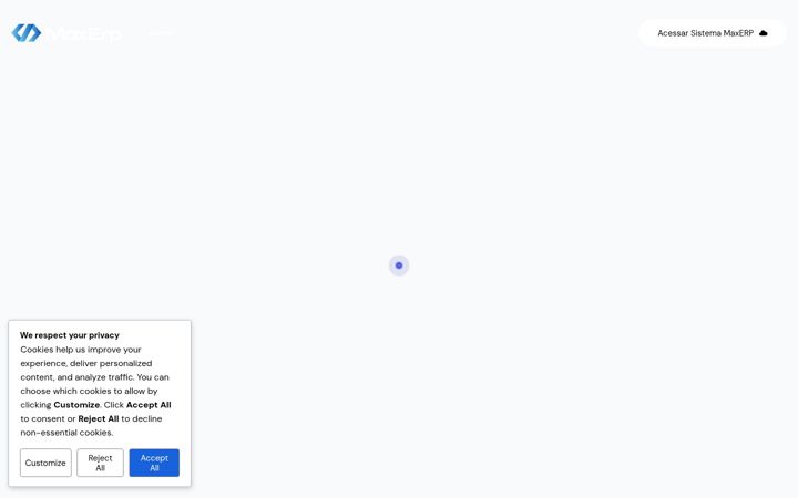 Screenshot of maxerp.com.br
