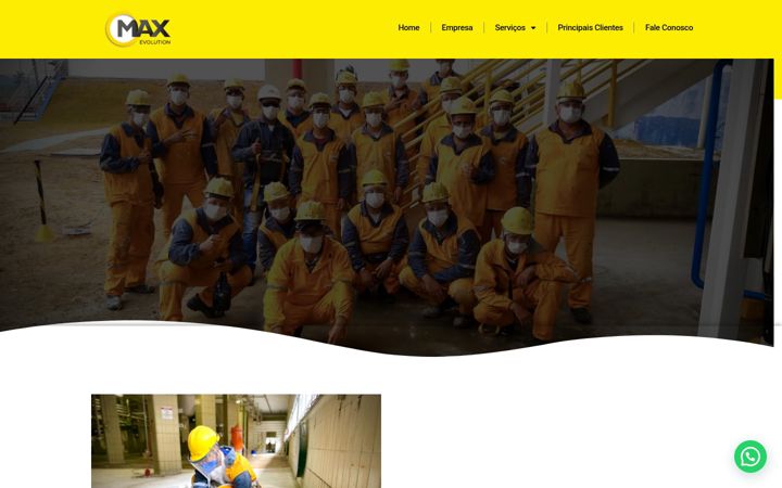 Screenshot of maxevolution.ind.br