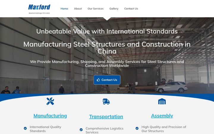 Screenshot of maxford-ltd.com
