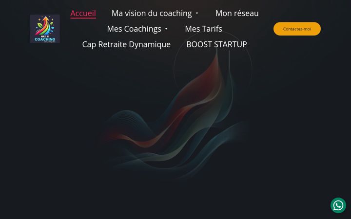 Screenshot van maxhcoaching.com