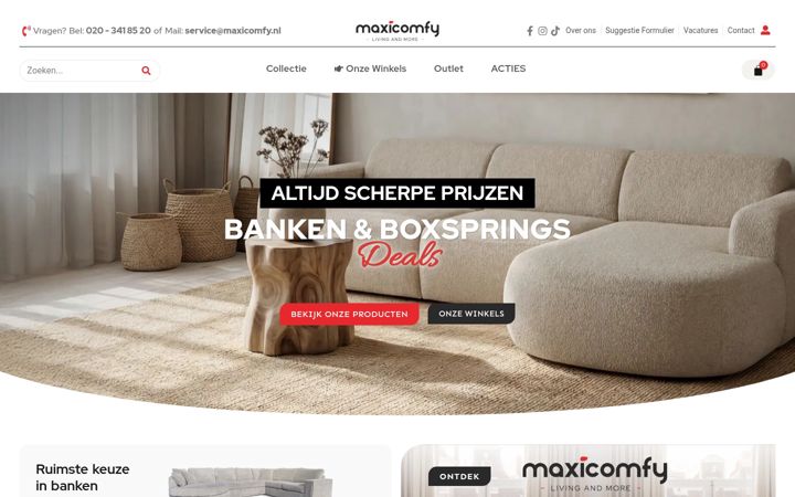 Képernyőkép: maxicomfy.nl