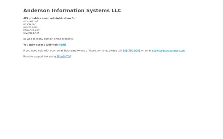 Screenshot of maxiis.com