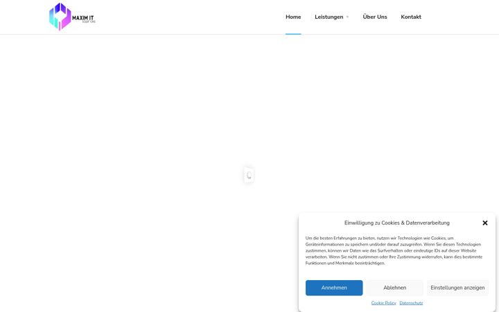 Ekrano kopija maxim-it-solutions.de