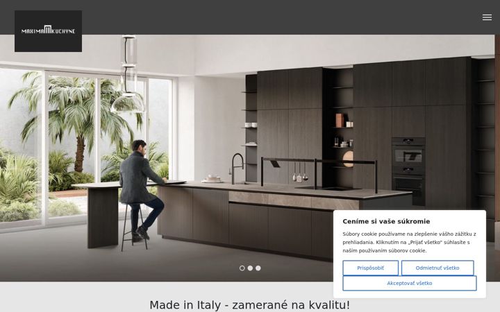 Screenshot of maximakuchyne.sk