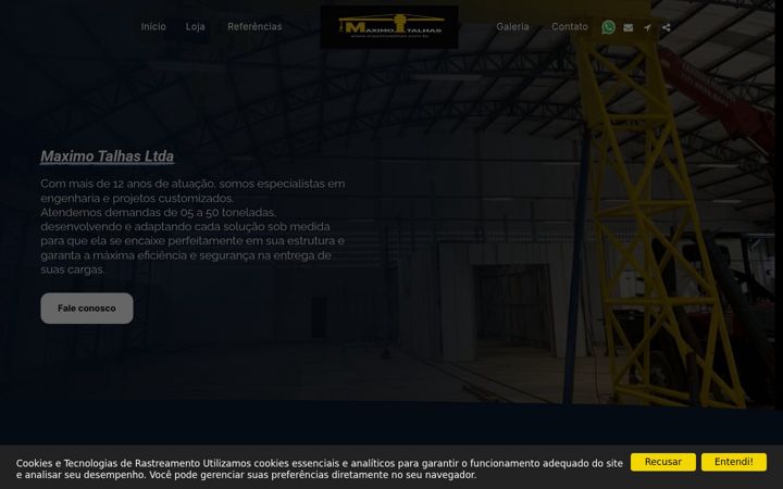 Screenshot of maximotalhas.com.br