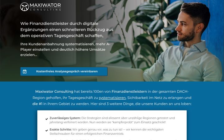 Screenshot of maxiwator.com