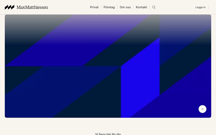 Screenshot of maxm.se