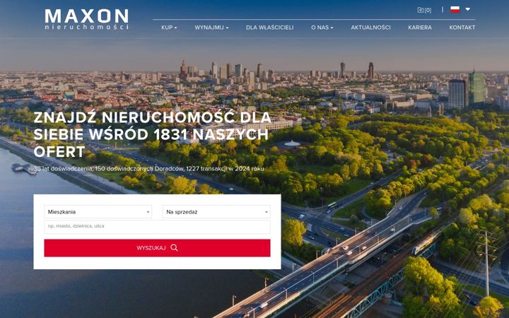 Screenshot di maxon.pl