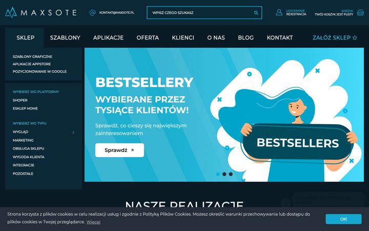 Screenshot of maxsote.pl
