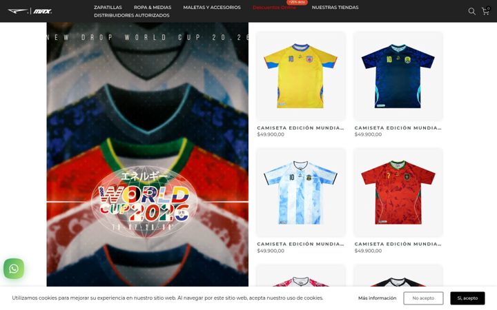 Screenshot of maxsport.com.co