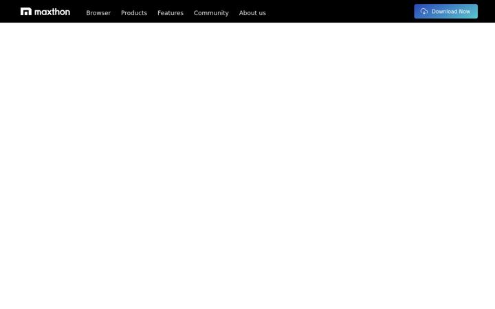 Екранна снимка на maxthon.com