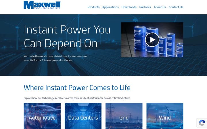 Screenshot of maxwell.com