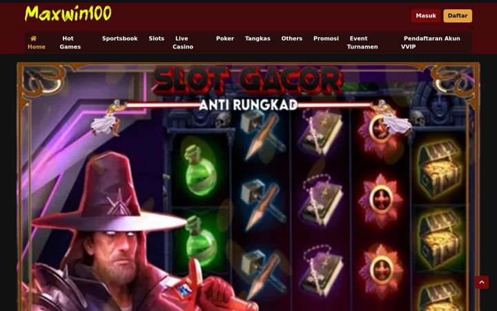 Screenshot stránky maxwin100.net