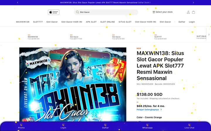 Screenshot of maxwin138bf.com