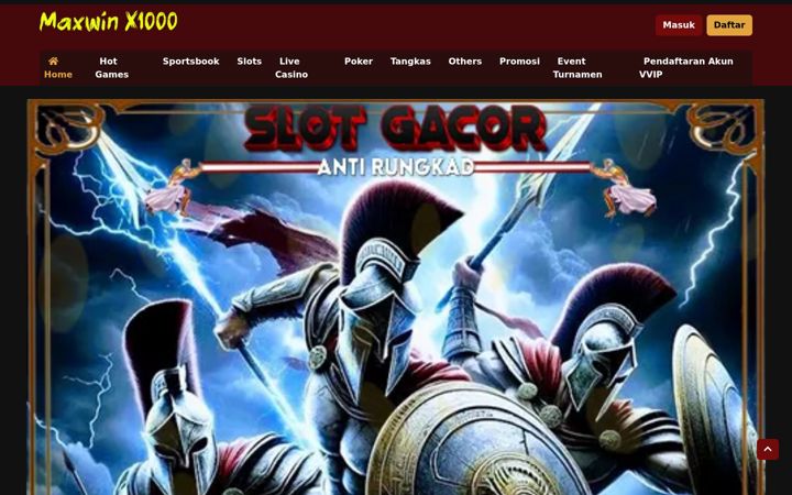 Screenshot of maxwinx1000.net