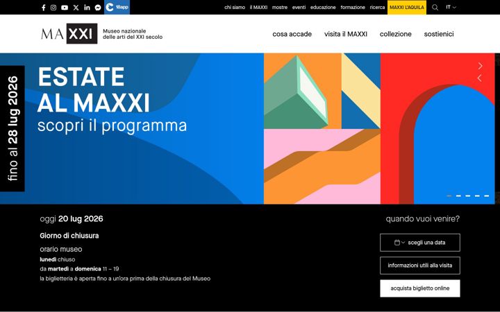 Screenshot of maxxi.art