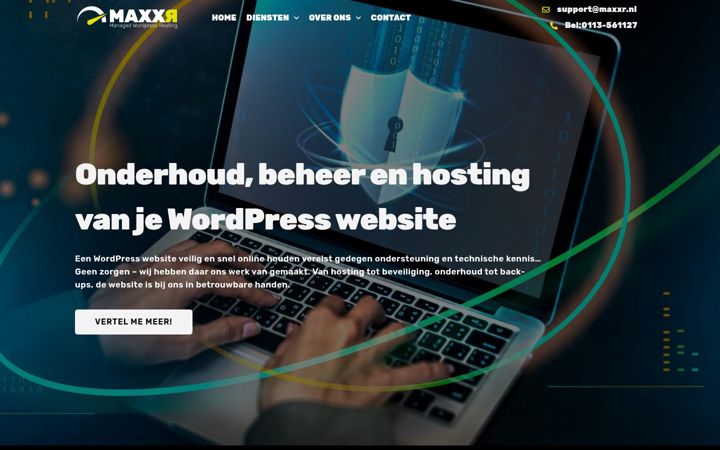Screenshot of maxxr.nl