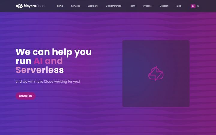 Screenshot of mayara.io