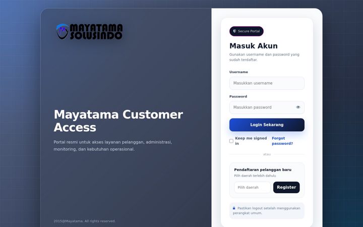 Screenshot of mayatama.net