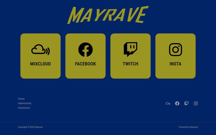 Screenshot of mayrave.de