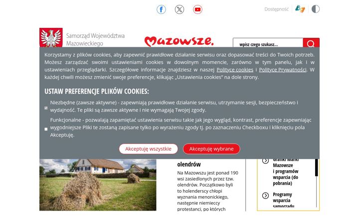 Screenshot of mazovia.pl