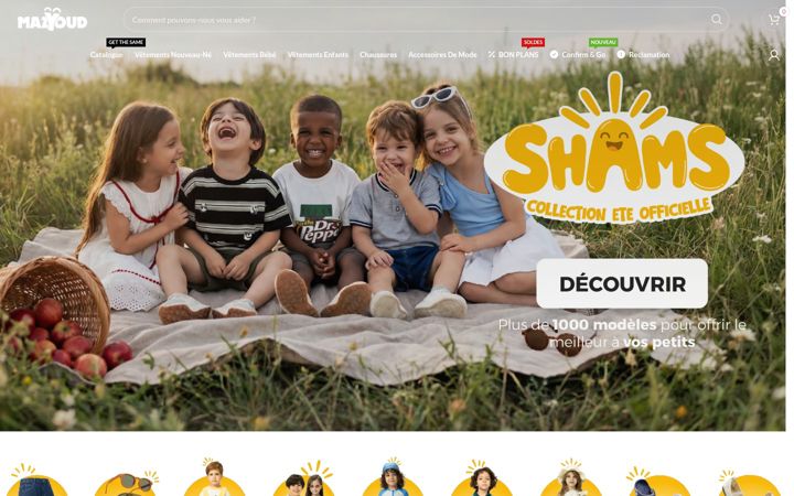 Screenshot of mazyoud.com