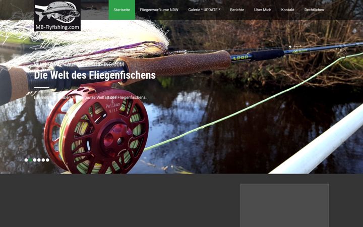 Screenshot of mb-flyfishing.com