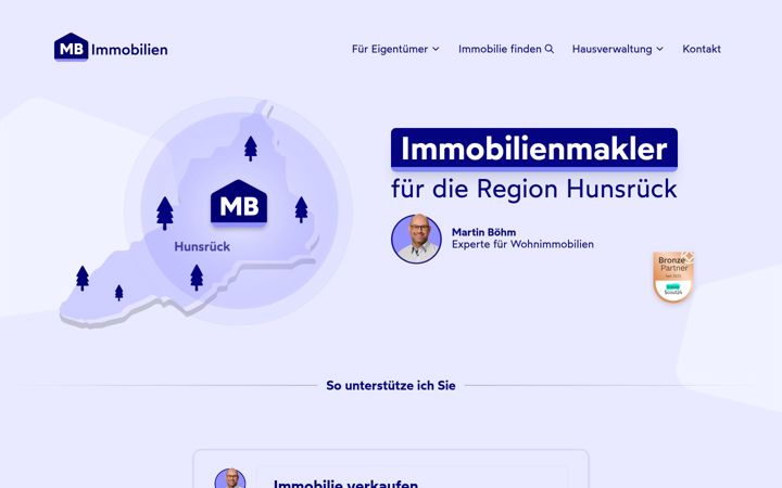 Skærmbillede af mb-immobilien.de