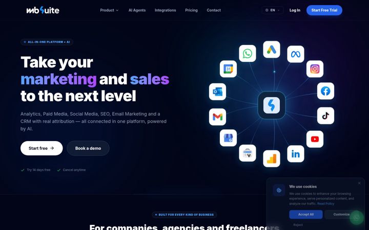Screenshot of mb-suite.com