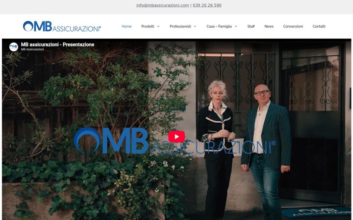 Ekrano kopija mbassicurazioni.com