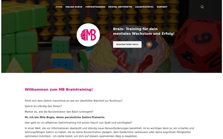 Ekrānuzņēmums no mbbraintraining.de